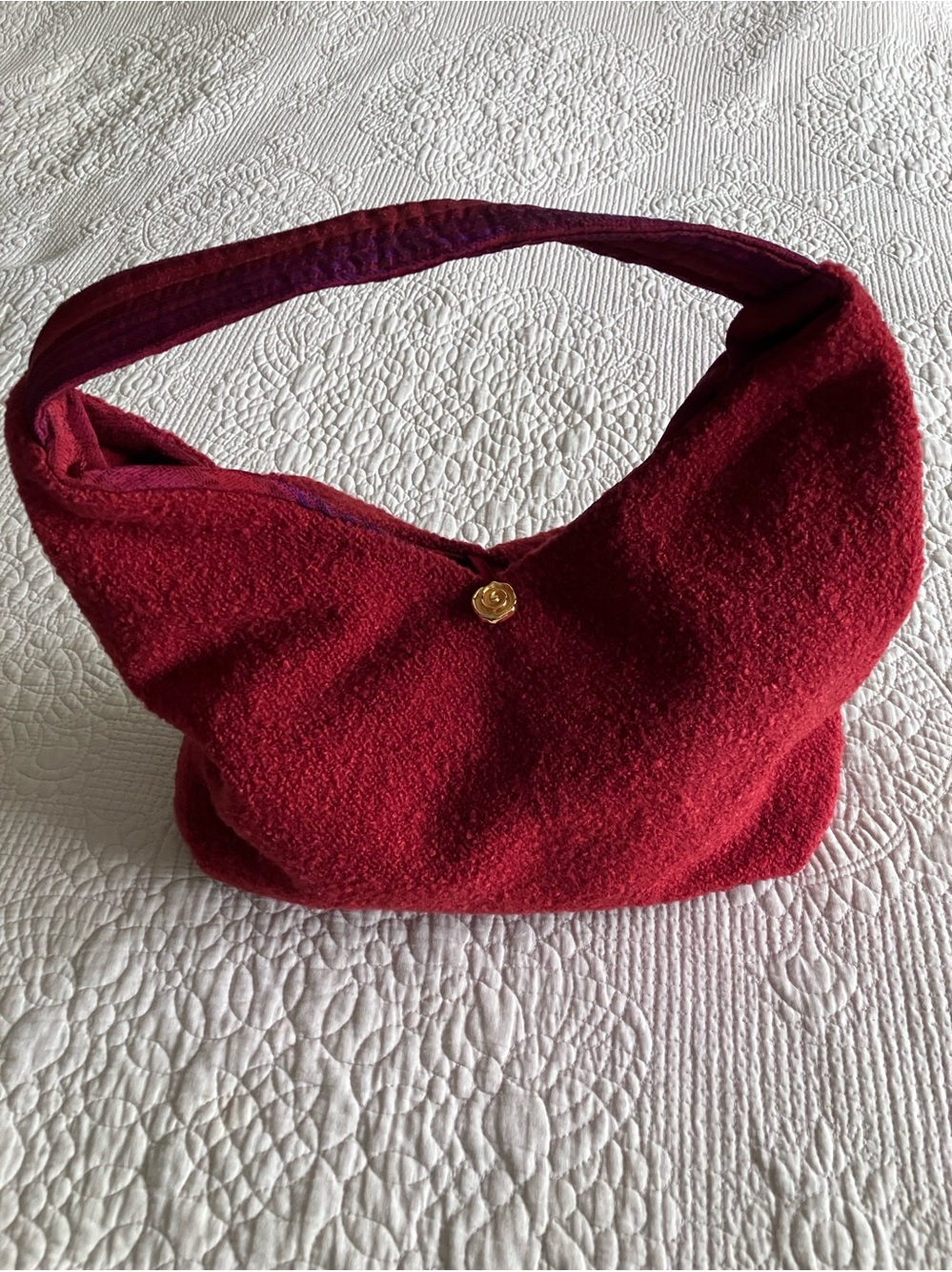 Two sided fabric bag.